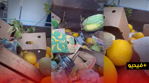 شاهدوا.. شرطة ميناء سيت بفرنسا تمنع الجالية من نقل كميات مهمة من الخضر والفواكه المغربية شاهدوا.. شرطة ميناء سيت بفرنسا تمنع الجالية من نقل كميات مهمة من الخضر والفواكه المغربية