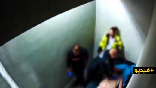 شاهدوا.. تدخّل "قاتل" للشرطة البلجيكية داخل زنزانة شاهدوا.. تدخّل "قاتل" للشرطة البلجيكية داخل زنزانة