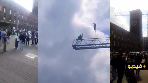 ألمانيا.. شخص يحاول الانتحار من رافعة بمحطة القطار في دوسلدورف ألمانيا.. شخص يحاول الانتحار من رافعة بمحطة القطار في دوسلدورف