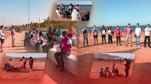 سمايل تختم الحملة التحسيسية للتصدي لفيروس كورونا سمايل تختم الحملة التحسيسية للتصدي لفيروس كورونا