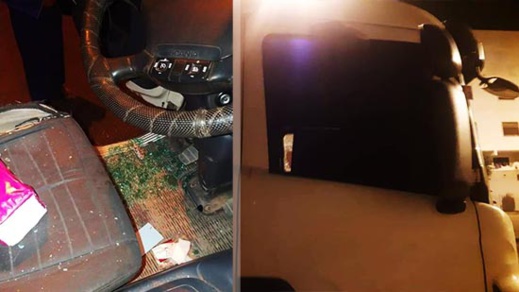 مجهولون يلحقون خسائر مادية بشاحنة مواطن ناظوري
