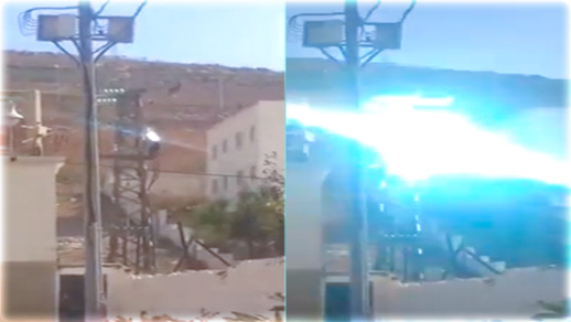 تماس كهربائي بعمود للضغط العالي بحي ايكوناف يثير غضب الساكنة ومطالب بتدخل الجهات المختصة  تماس كهربائي بعمود للضغط العالي بحي ايكوناف يثير غضب الساكنة ومطالب بتدخل الجهات المختصة