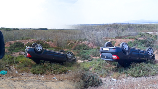 الألطاف الإلهية تحول دون سقوط ضحايا في حادث انقلاب سيارة بأركمان الألطاف الإلهية تحول دون سقوط ضحايا في حادث انقلاب سيارة بأركمان