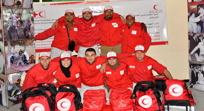 الهلال الأحمر المغربي ينظم دورة تكوينية للفريق الجهوي للاستجابة للكوارث الهلال الأحمر المغربي ينظم دورة تكوينية للفريق الجهوي للاستجابة للكوارث