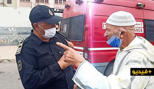 شاهدوا.. مسنّ من مليلية عالق في الناظور ينهار باكيا بعد رفض السماح له بالعودة 