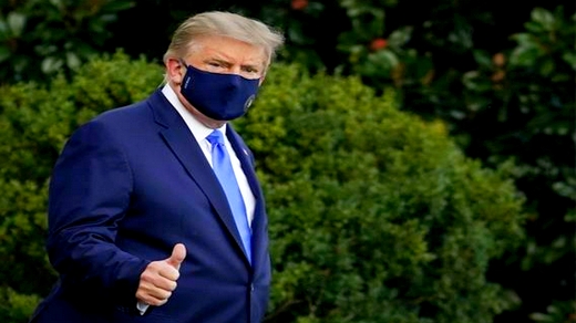 الرئيس الأمريكي يعلن عن موعد خروجه من المستشفى ويؤكد: "لا تخافوا من كورونا"