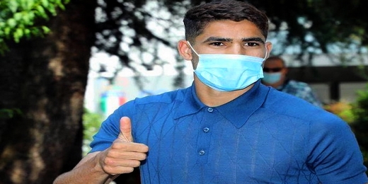 نجم المنتخب الوطني و"إنتر ميلان" الإيطالي أشرف حكيمي يصاب بفيروس كورونا نجم المنتخب الوطني و"إنتر ميلان" الإيطالي أشرف حكيمي يصاب بفيروس كورونا