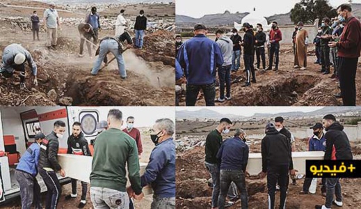 في مشهد مؤثر.. رجال السلطة بالناظور ينعون زميلهم خليفة قائد بالعروي الذي توفي بكورونا