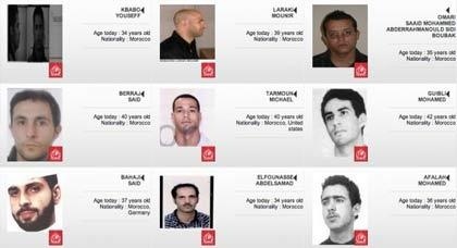 بالصور.. مغاربة يبحث عنهم الأنتربول بسبب الإرهاب أو المخدرات أو التزوير أو السرقة بالصور.. مغاربة يبحث عنهم الأنتربول بسبب الإرهاب أو المخدرات أو التزوير أو السرقة