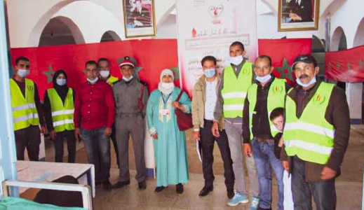 53 متطوعا يشاركون في حملة للتبرع بالدم في "بني أحمد الغربية" بإقليم شفشاون