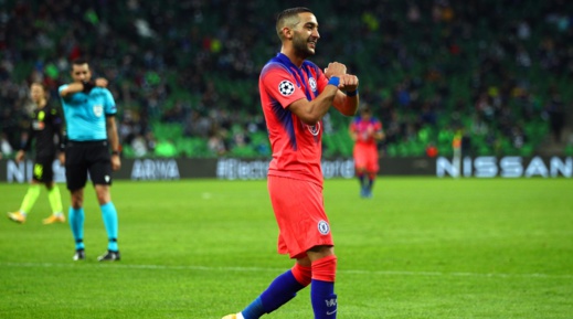 جماهير تشيلسي تختار حكيم زياش كأفضل لاعب لفريقها بدوري أبطال أوروبا جماهير تشيلسي تختار حكيم زياش كأفضل لاعب لفريقها بدوري أبطال أوروبا