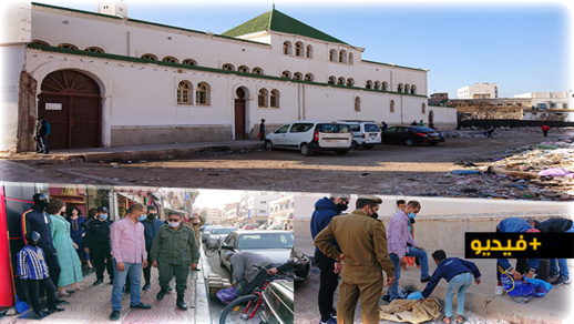 السلطات العمومية بالناظور تشن حملة ضد "الفراشة" و الباعة المتجولين بساحة الحاج مصطفى