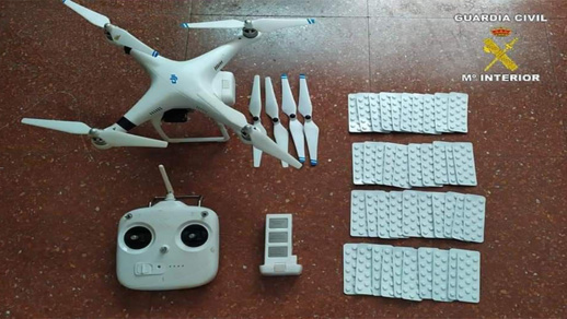 القبض على إسباني بتهمة تهريب أدوية من مليلية إلى الناظور على متن طائرة درون متطورة 