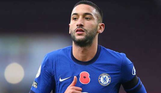 اختيار زياش أفضل لاعب وقائد للتشكيلة المثالية بالجولة الـ8 من الدوري الإنجليزي اختيار زياش أفضل لاعب وقائد للتشكيلة المثالية بالجولة الـ8 من الدوري الإنجليزي