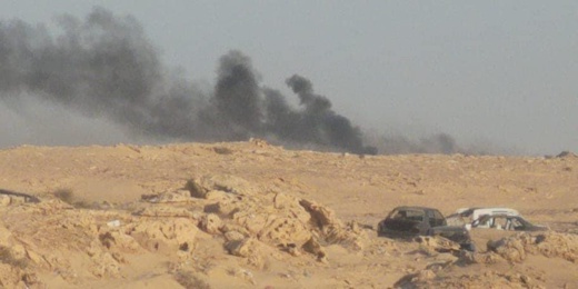 تبادل لإطلاق النار قرب الجدار الأمني ينتهي بتدمير آلية لحمل السلاح تابعة للبوليساريو تبادل لإطلاق النار قرب الجدار الأمني ينتهي بتدمير آلية لحمل السلاح تابعة للبوليساريو