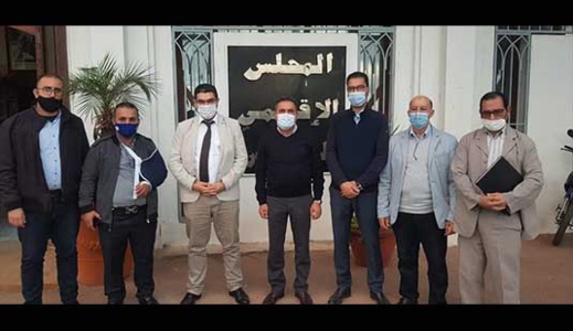 سعيد الرحموني يستقبل القيادة المحلية للاتحاد المغربي للشغل لتدارس مشاكل الطبقة العاملة بالناظور سعيد الرحموني يستقبل القيادة المحلية للاتحاد المغربي للشغل لتدارس مشاكل الطبقة العاملة بالناظور