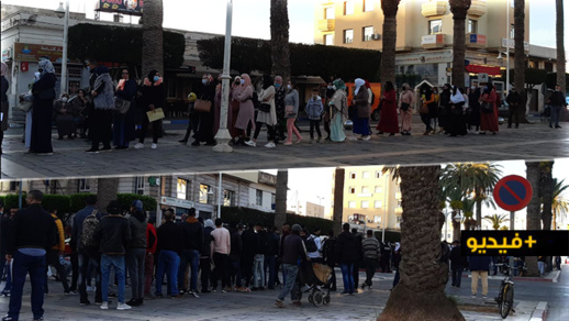 عودة الإكتظاظ عند بوابة القنصلية الإسبانية بالناظور والسلطات تتدخل لتجنب الكارثة