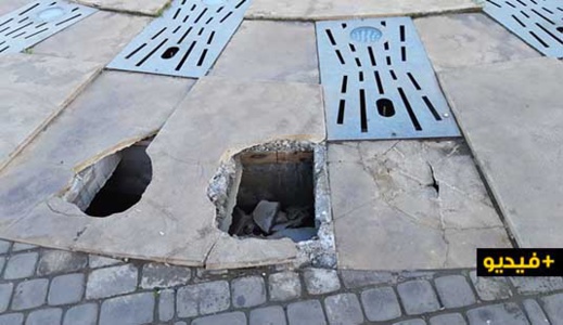 نافورة حديثة وسط ساحة الشبيبة والرياضية بالناظور تتعرض للتخريب وإتلاف تجهيزاتها نافورة حديثة وسط ساحة الشبيبة والرياضية بالناظور تتعرض للتخريب وإتلاف تجهيزاتها