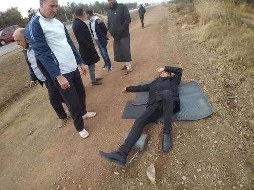 حادثة سير خطيرة ترسل الناشط الأمازيغي رشيد زناي إلى المستشفى 