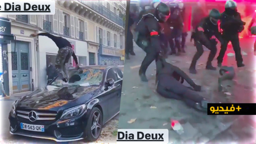 شاهدوا.. مظاهرات عارمة واعتقالات جراء تدخل أمني عنيف في فرنسا بسبب قانون جديد