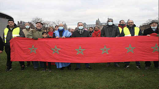 مغاربة هولندا يخرجون للإحتجاج ضد استفزازات البوليساريو