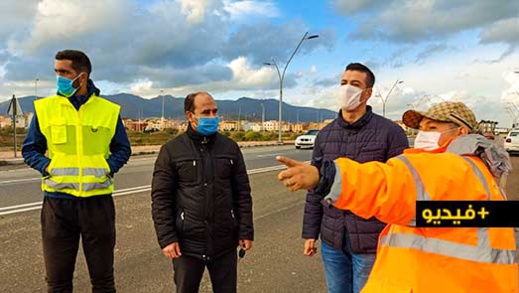 شاهدوا.. السلطات تغلق نصف شارع الريف الكبير "80" للإنطلاق في أشغال تهيئته شاهدوا.. السلطات تغلق نصف شارع الريف الكبير "80" للإنطلاق في أشغال تهيئته