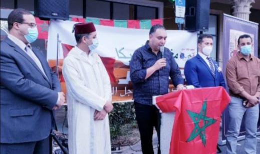 أفراد الجالية المغربية بأمريكا يتعبؤون للدفاع عن القضية الوطنية