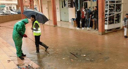 التسقطات المطرية بزايو تكشف المستور عن الشبكة المهترية للواد الحار التسقطات المطرية بزايو تكشف المستور عن الشبكة المهترية للواد الحار