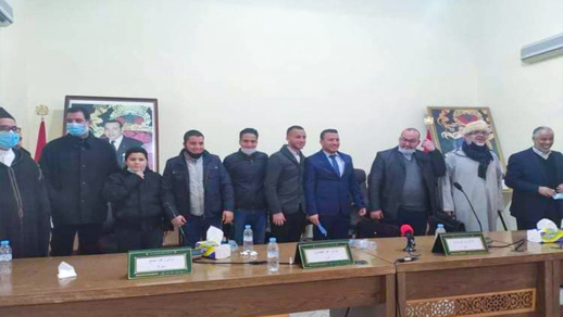 ابن الناظور بلقاضي هشام يحصل على الدكتوراه بميزة مشرف جدا مع التوصية بالنشر 