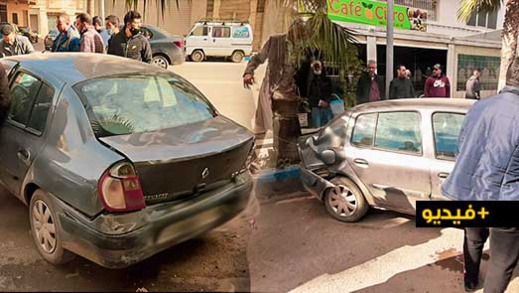 التفحيط يتسبب في حادثة سير خطيرة في الناظور التفحيط يتسبب في حادثة سير خطيرة في الناظور