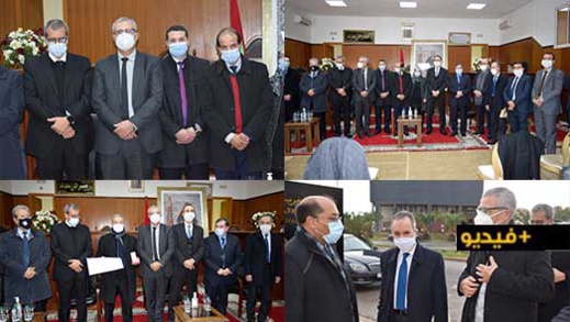 وزير العدل يشرف بالناظور على تسليم الأوسمة الملكية إلى المنعم عليهم بالسلك القضائي 