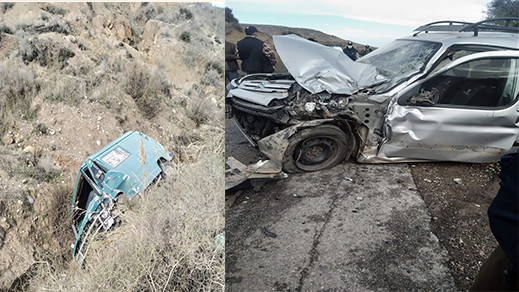 الدريوش.. إصابة شخصين بجروح خطيرة في حادثة سير قرب تمسمان  الدريوش.. إصابة شخصين بجروح خطيرة في حادثة سير قرب تمسمان