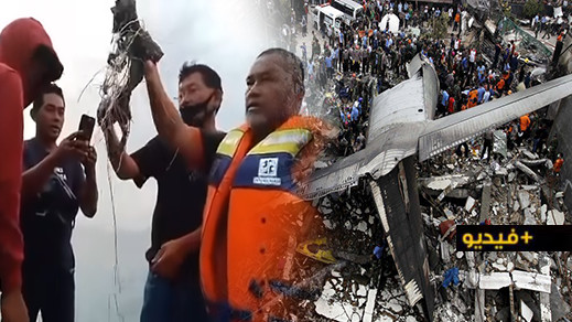 فيديو.. عشرات القتلى إثر حادث تحطم طائرة مدنية في جاكرتا 