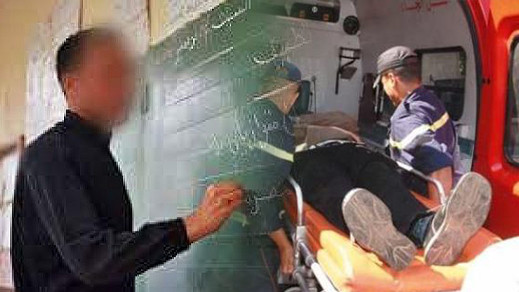 مفجع.. وفاة أستاذ أمام أنظار تلاميذه والمديرية الإقليمية تنعاه بـ"شهيد الواجب المهني" مفجع.. وفاة أستاذ أمام أنظار تلاميذه والمديرية الإقليمية تنعاه بـ"شهيد الواجب المهني"