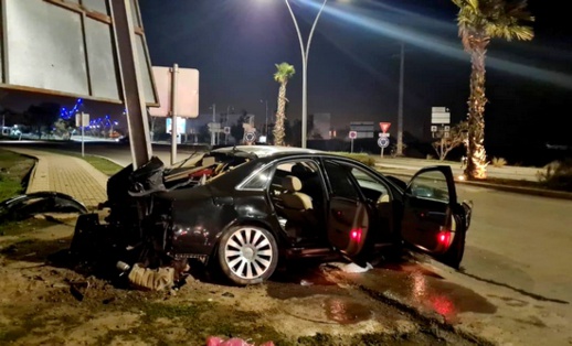 كانوا في حالة سكر طافح.. إصابة 4 أشخاص في حادثة سير مروعة بمدخل مدينة بني انصار