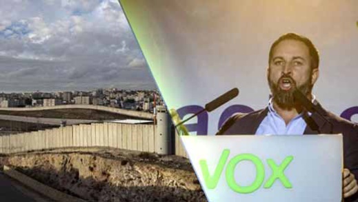 فوكس يدعو إلى إقامة جدار فاصل بين مليلية والناظور للحماية من “ثورة مستقبلية” في المغرب فوكس يدعو إلى إقامة جدار فاصل بين مليلية والناظور للحماية من “ثورة مستقبلية” في المغرب