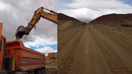 جمعية عين عمار للتنمية و التضامن تساهم في فك العزلة بتعاون مع المجلس الاقليمي