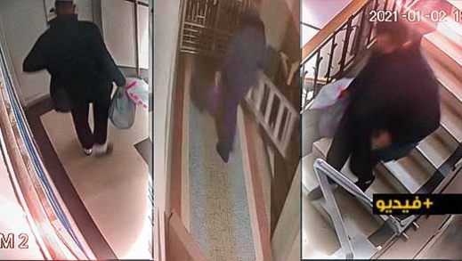 شاهدوا.. كاميرا مراقبة ترصد شابا ينفذ عمليتي سرقة وسط الناظور شاهدوا.. كاميرا مراقبة ترصد شابا ينفذ عمليتي سرقة وسط الناظور