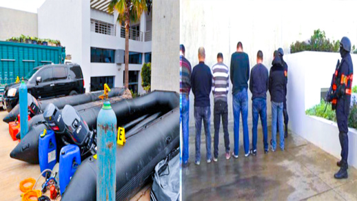 تفاصيل مثيرة.. اعتقال 16 شخصا بالناظور ينشطون ضمن شبكة للهجرة السرية وتهريب المخدرات