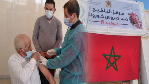 ساكنة اعزانن تستفيد من عملية تطعيم كبار السن ضد فيروس كورونا 