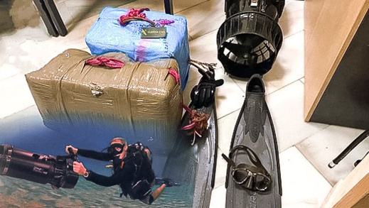 شاهدوا.. هذه آخر تقنيات تهريب الحشيش بين الحدود المغربية الإسبانية شاهدوا.. هذه آخر تقنيات تهريب الحشيش بين الحدود المغربية الإسبانية