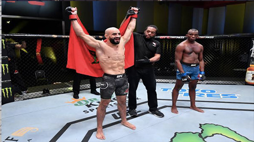 منظمة UFC تتراجع عن توقيف عثمان أبو زعيتر