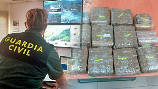  ضبط ثلاثة شبان مغاربة ادخلوا رزما من الحشيش إلى مليلية بطريقة مثيرة