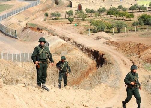 الجيش الجزائري يقتحم أراضي مغربية بفكيك الجيش الجزائري يقتحم أراضي مغربية بفكيك