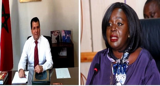 الوحدة الترابية ضمن ملفات اللقاء.. وزيرة الخارجية الكينية تتباحث مع سفير المغرب مختار غامبو عددا من القضايا الثنائية الوحدة الترابية ضمن ملفات اللقاء.. وزيرة الخارجية الكينية تتباحث مع سفير المغرب مختار غامبو عددا من القضايا الثنائية