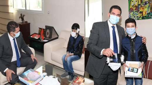 وزير التعليم يخصص استقبالا للطفل مبتكر "كمامة المستقبل" بعد انتزاعه لقب الإبتكار العالمي