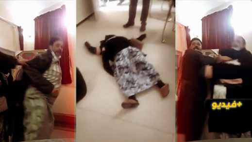 شاهدوا.. دورة مجلس جماعي تتحول إلى حلبة للعراك والتراشق بالكراسي شاهدوا.. دورة مجلس جماعي تتحول إلى حلبة للعراك والتراشق بالكراسي