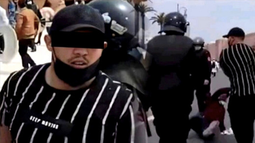 النيابة العامة تقرر متابعة معنف أساتذة التعاقد في حالة إعتقال