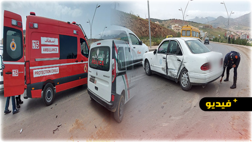 حادثة سير تخلف إصابة إمرأة وخسائر مادية بكورنيش الناظور حادثة سير تخلف إصابة إمرأة وخسائر مادية بكورنيش الناظور