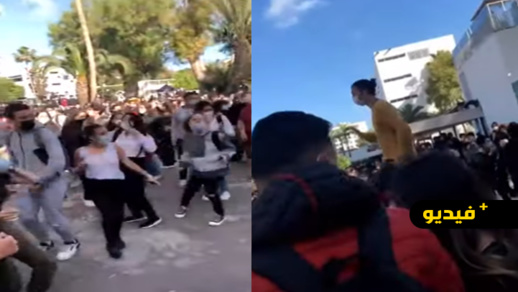 شاهدوا.. حفل راقص بمؤسسة تعليمية يتحدى تدابير كورونا وعلى بعد أيام من رمضان شاهدوا.. حفل راقص بمؤسسة تعليمية يتحدى تدابير كورونا وعلى بعد أيام من رمضان